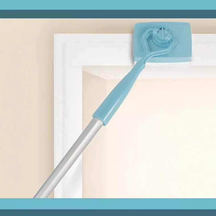 Retractable handle cleaning rod