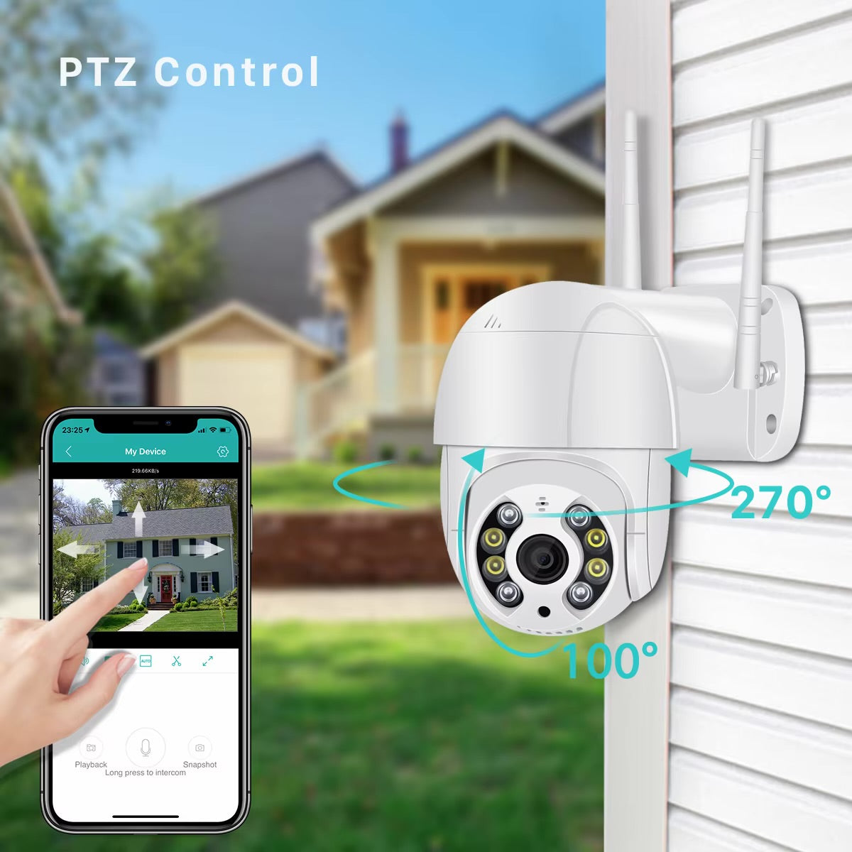 8 million full-color WiFi surveillance camera