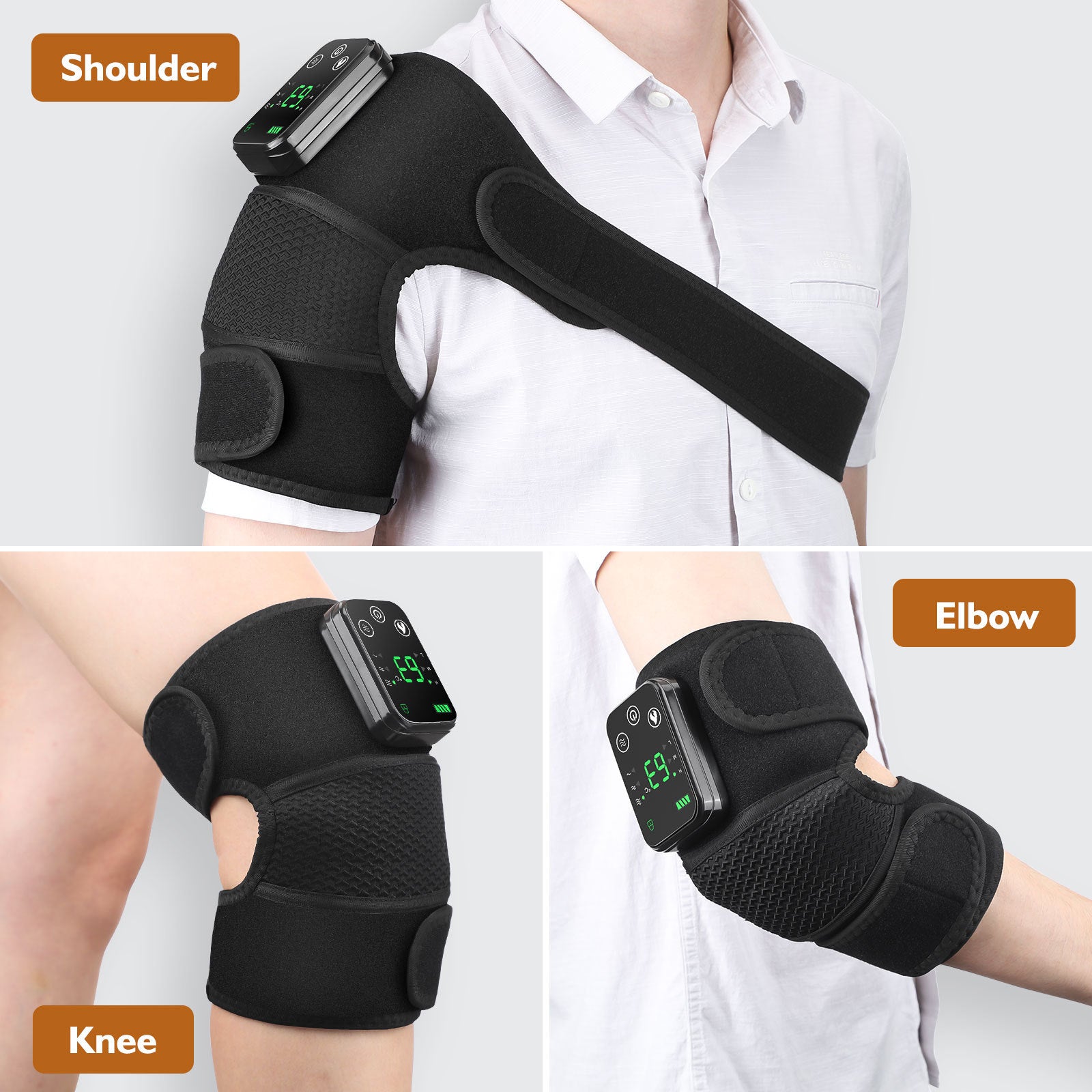 Heating knee pad