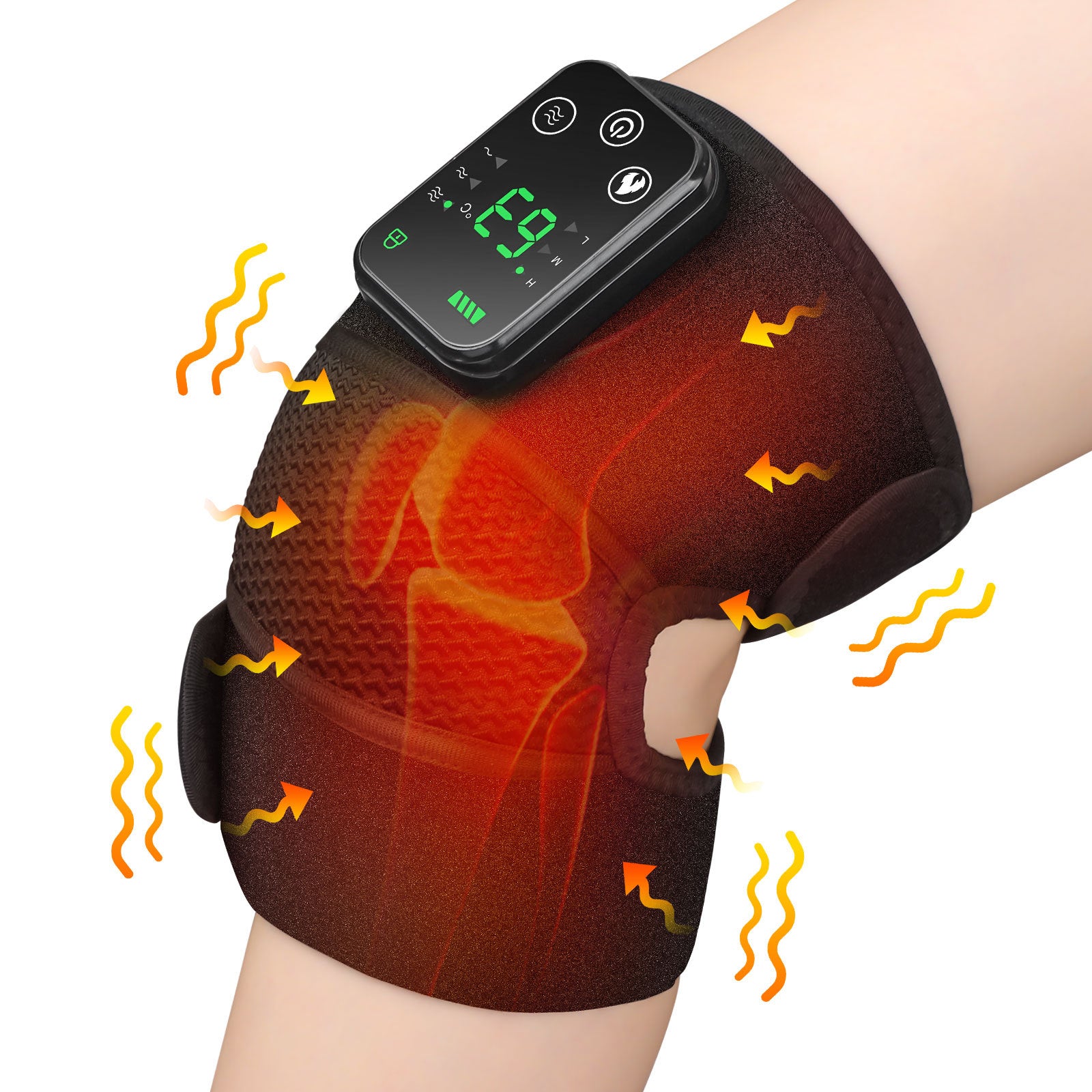 Heating knee pad
