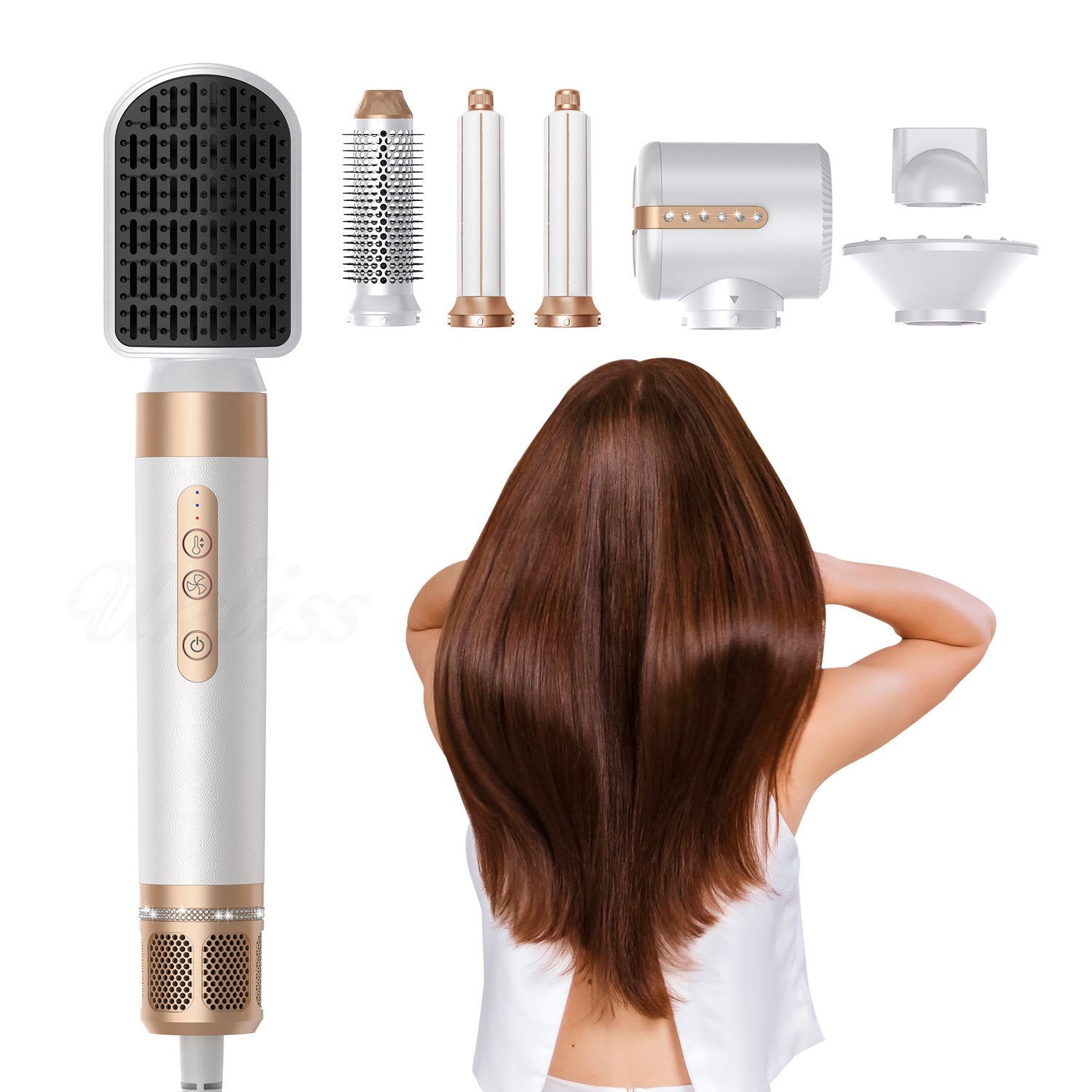 7 in 1 Hair dryer Negative Ion curling