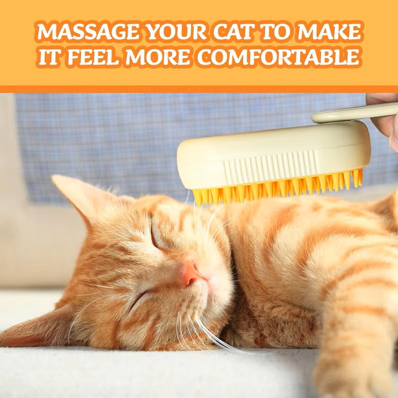 Electric Steam Spray Brush for Cats and Dogs